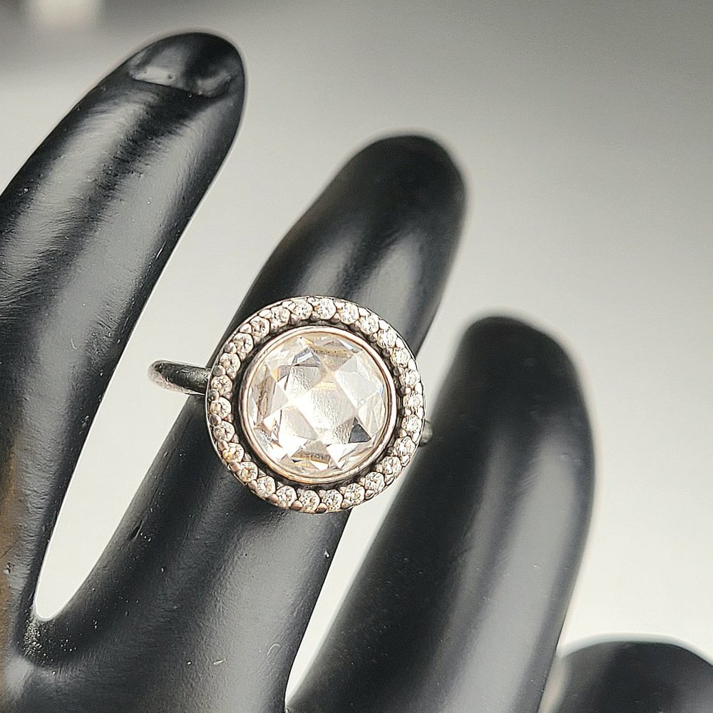 Pandora Sterling Silver Brilliant Legacy Ring 190904CZ S925 AlE 50 Size 4.25